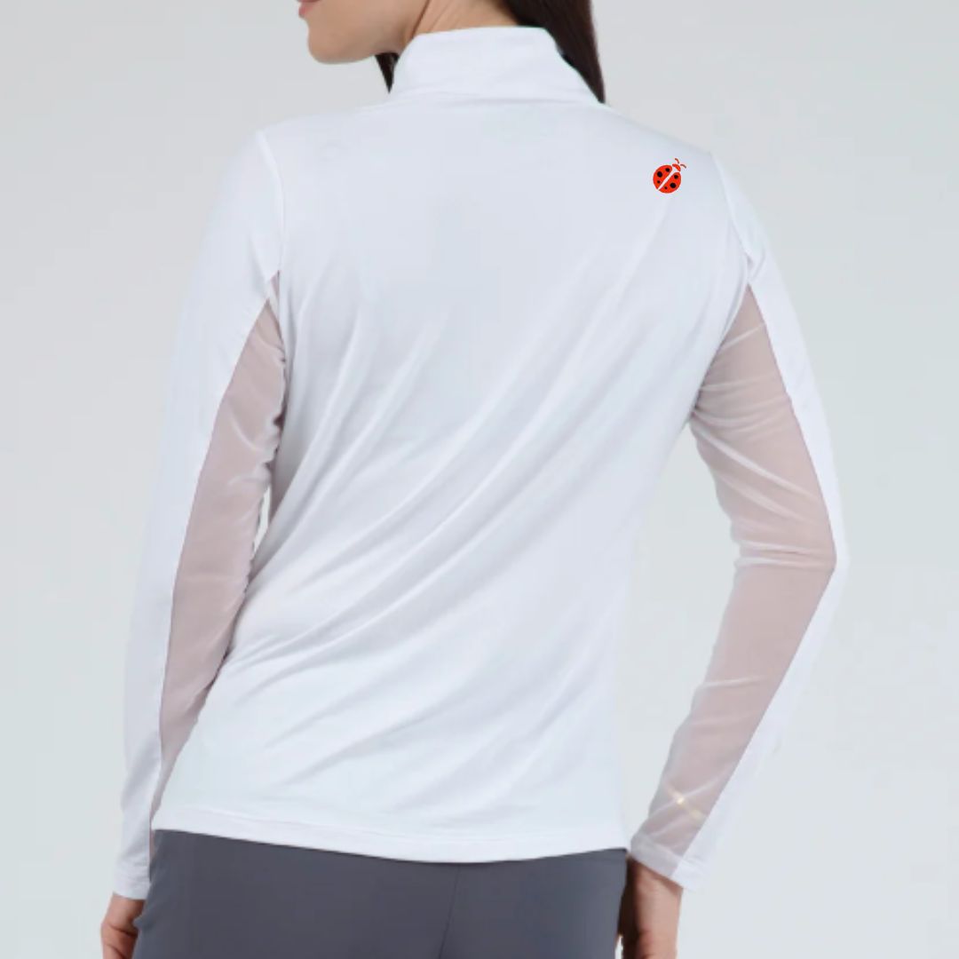 IBKUL MOCK NECK LONG SLEEVE TOP
