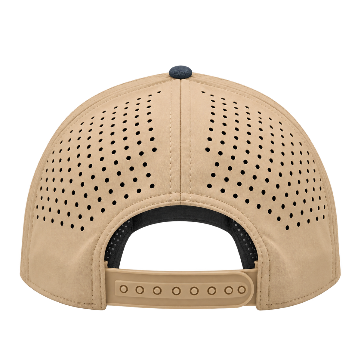 Ko Olina Branded Bills Flat 5 Panel Rope 2-Tone Tropical Patch Hat
