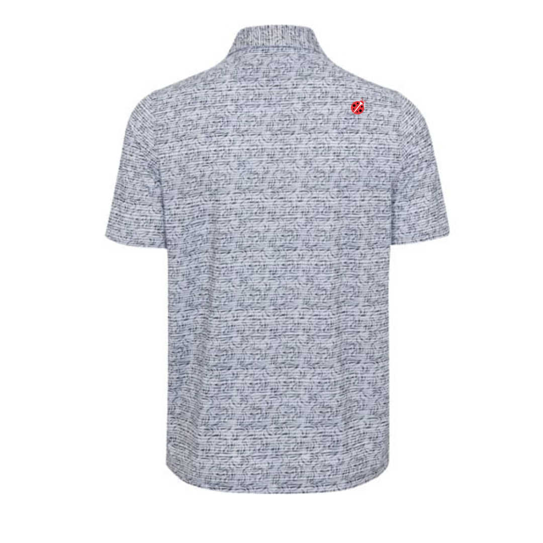 GREG NORMAN LAB GRAFFITI POLO - BLACK