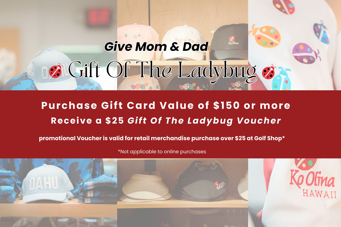 KO OLINA GOLF CLUB GIFT CARD (Physical Card)