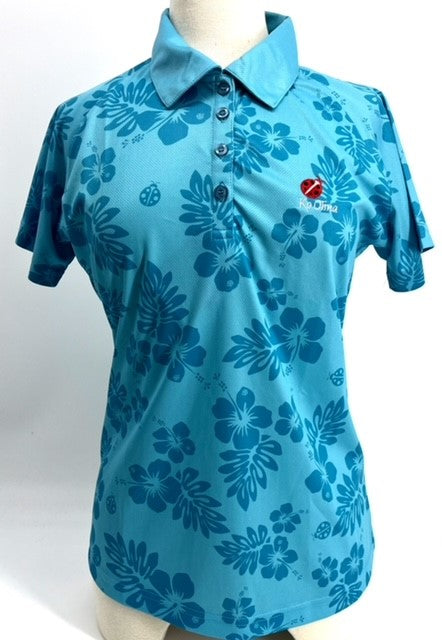 KO OLINA LADIES HIBISCUS POLO