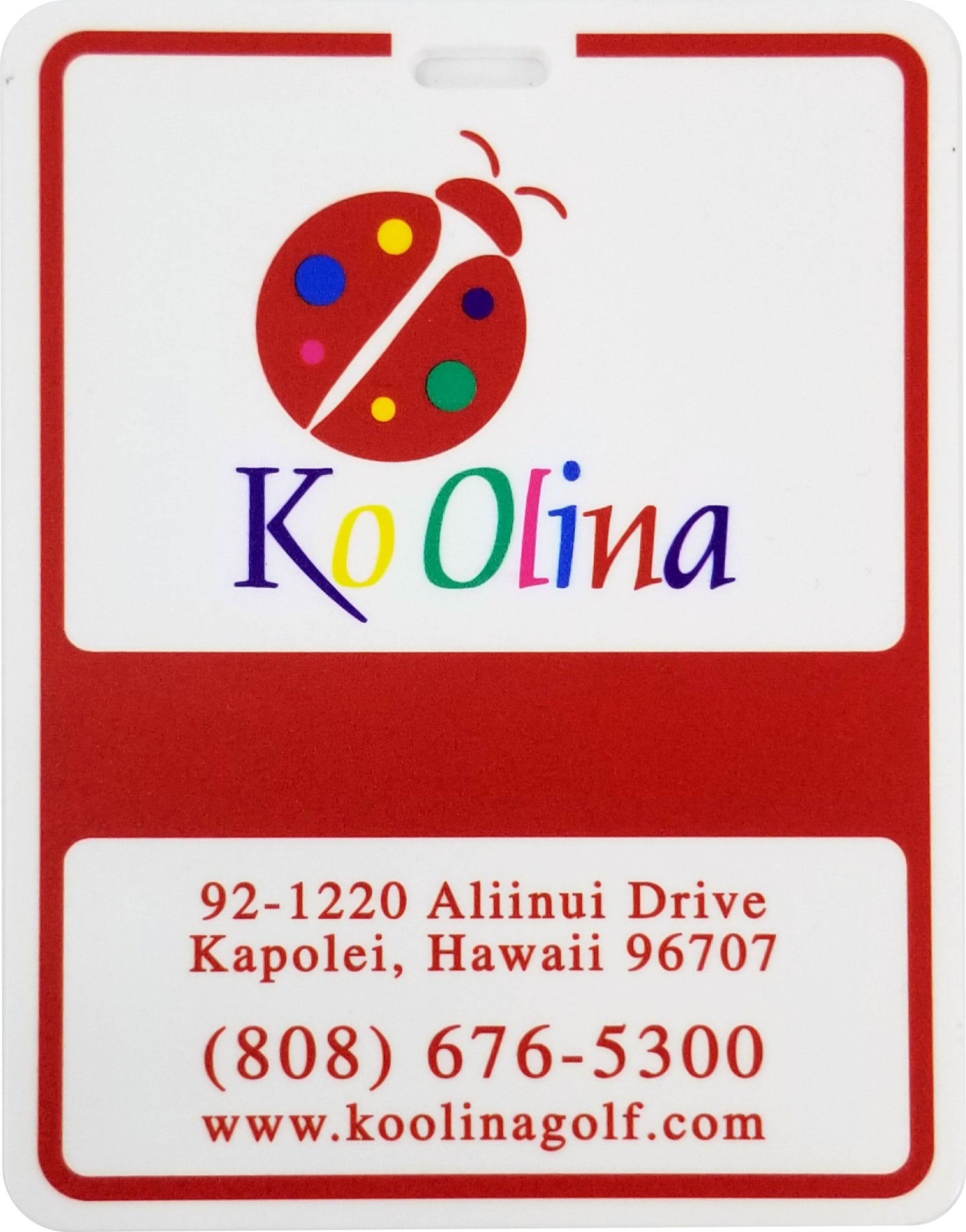 KO OLINA PERSONALIZED BAG TAG (LARGE)