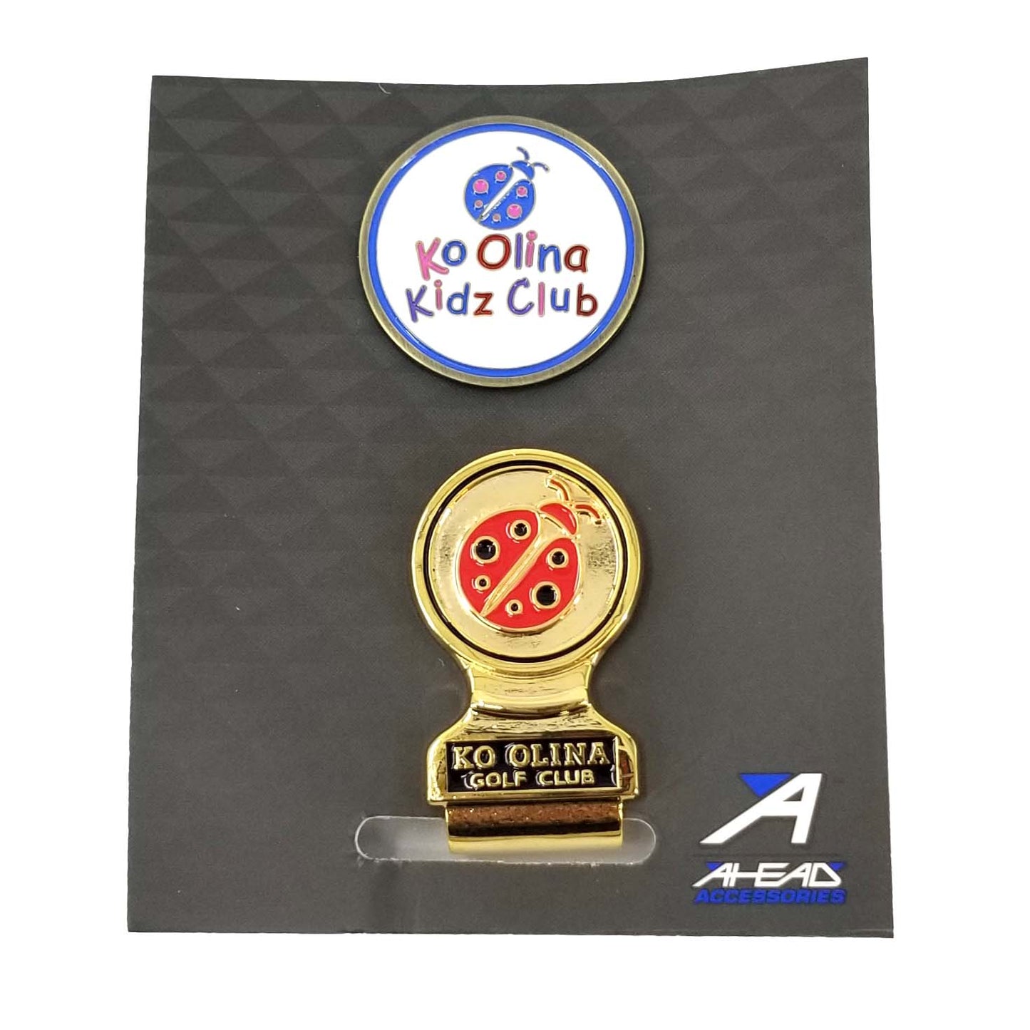 Ko Olina Kidz Club Gold Hat Clip w/ Ballmarker