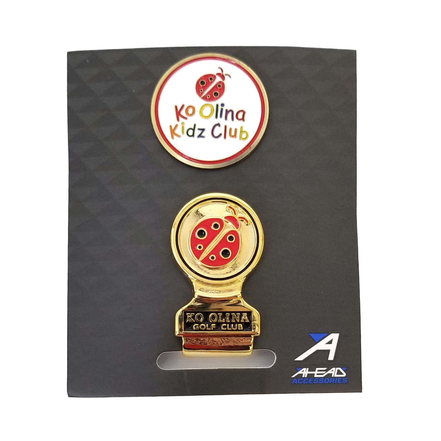 Ko Olina Kidz Club Gold Hat Clip w/ Ballmarker