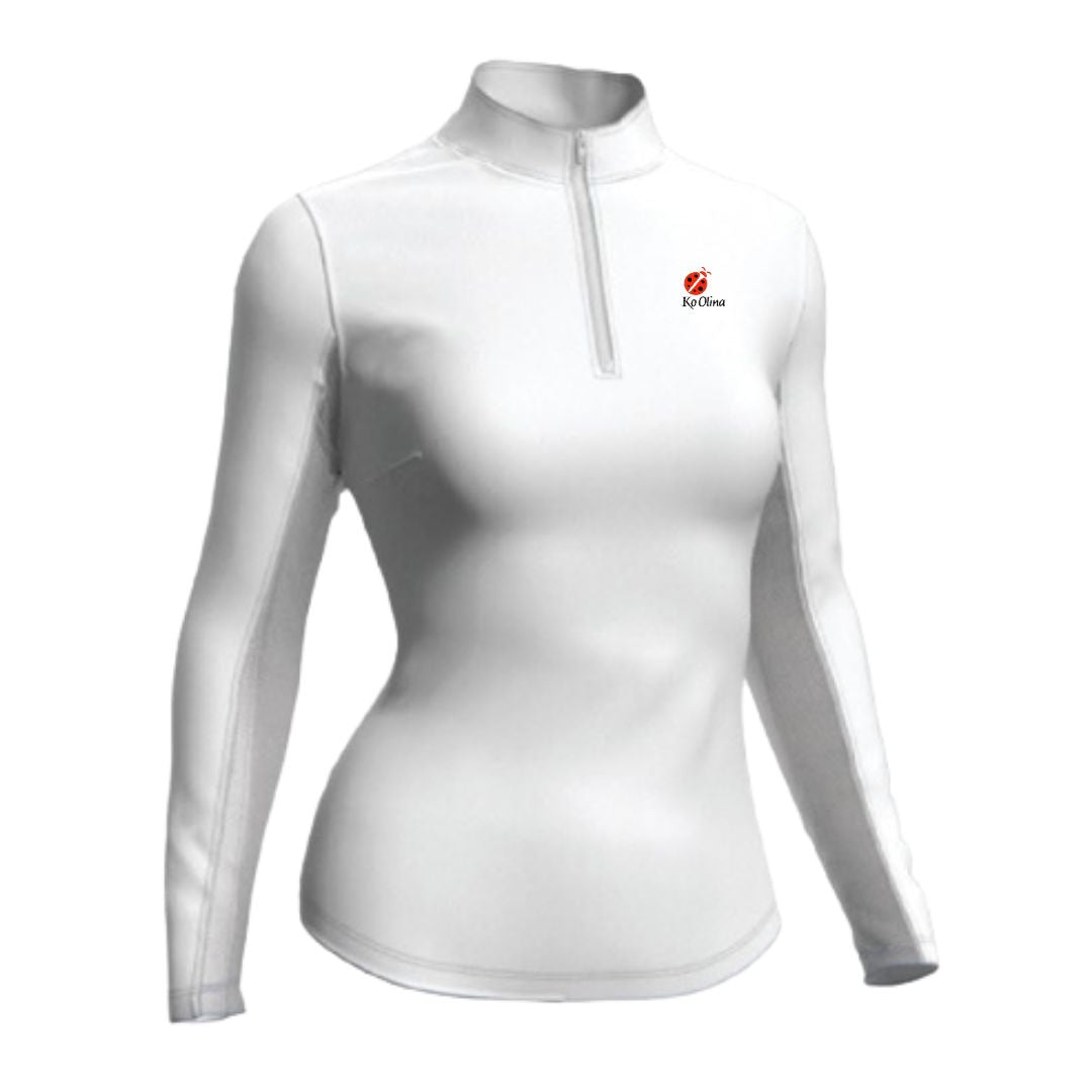 IBKUL MOCK NECK LONG SLEEVE TOP