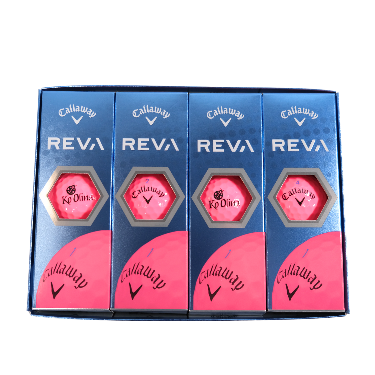 CALLAWAY REVA PINK GOLF BALL