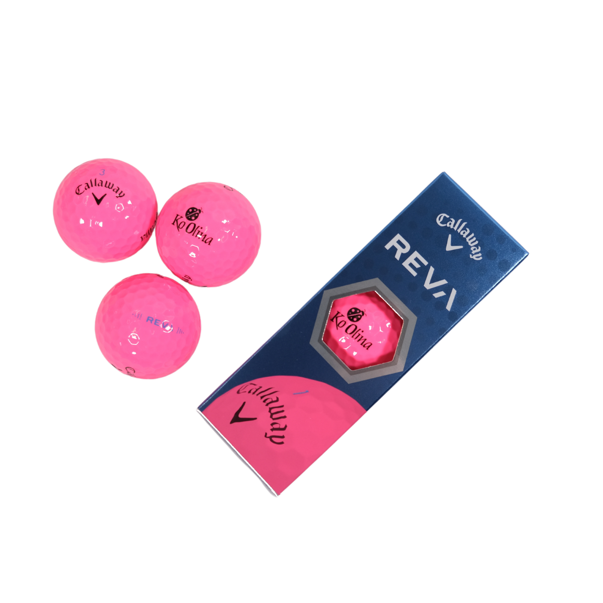 CALLAWAY REVA PINK GOLF BALL