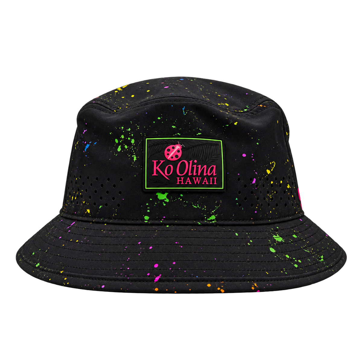 Ko Olina x Melin Caddy Neon Hydro Palm Patch Bucket Hat – Exclusive