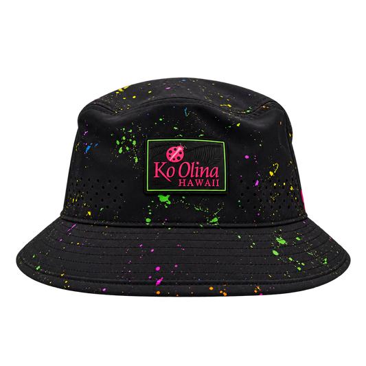 Ko Olina x Melin Caddy Neon Hydro Palm Patch Bucket Hat – Exclusive