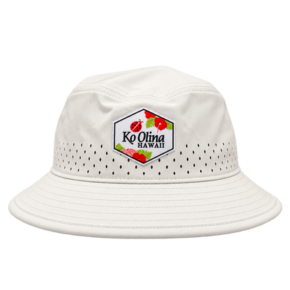 Ko Olina x Melin Caddy Hydro Hibiscus Patch Bucket Hat – Exclusive