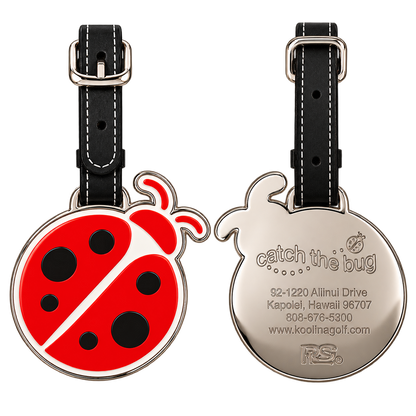 PRG x Ko Olina Custom Ladybug Formosa Golf Bag Tag