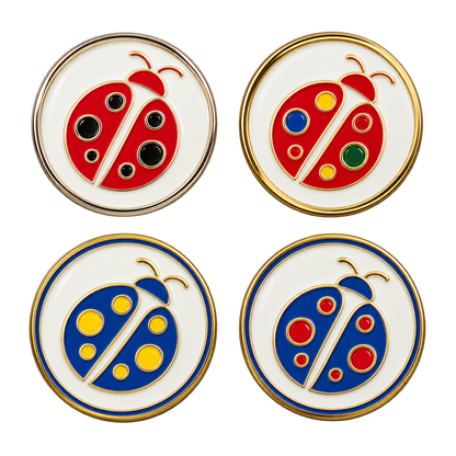 Ahead x Ko Olina Custom Ladybug Ball Marker Set – 4 Pack