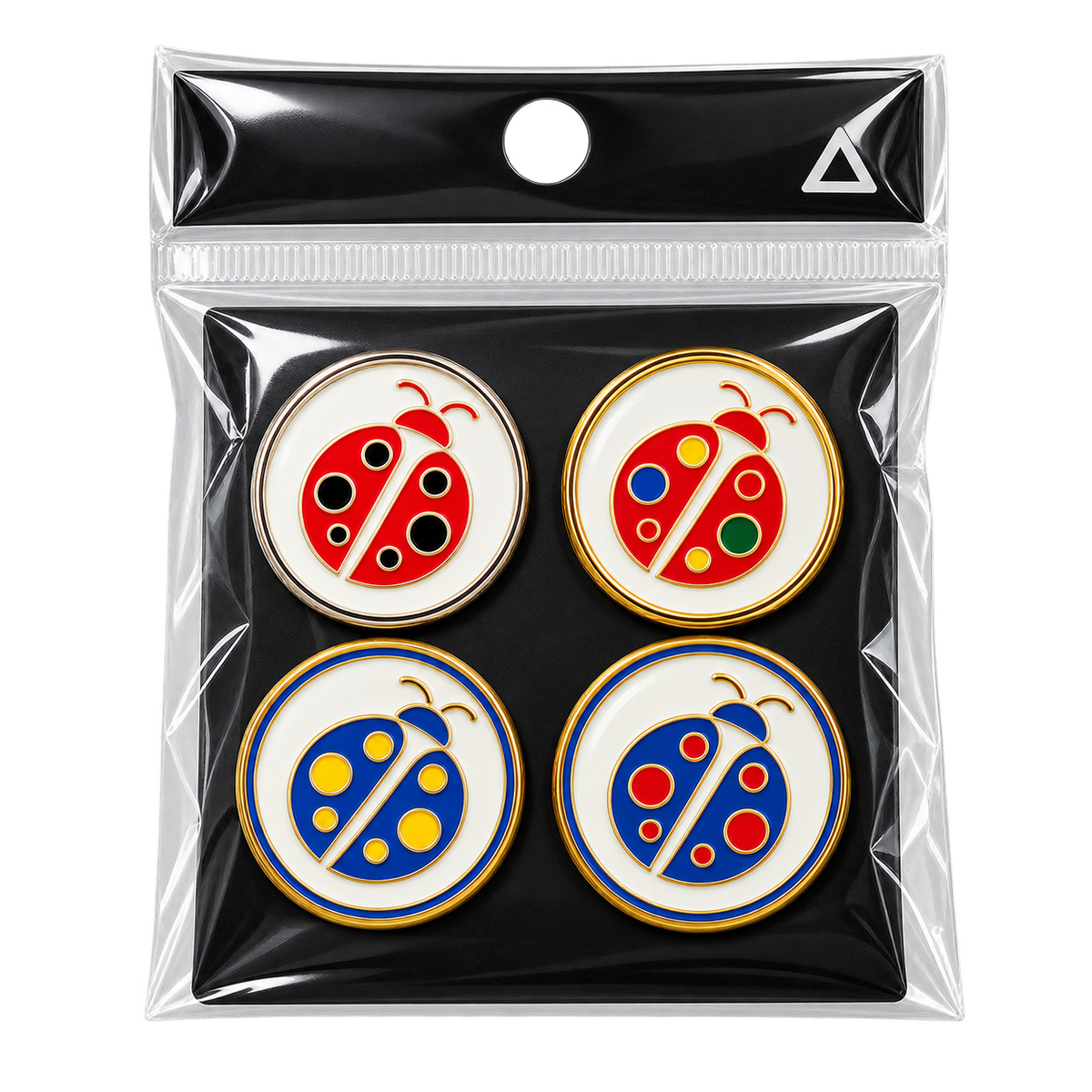 Ahead x Ko Olina Custom Ladybug Ball Marker Set – 4 Pack