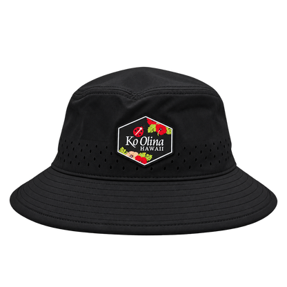 Ko Olina x Melin Caddy Hydro Hibiscus Patch Bucket Hat – Exclusive