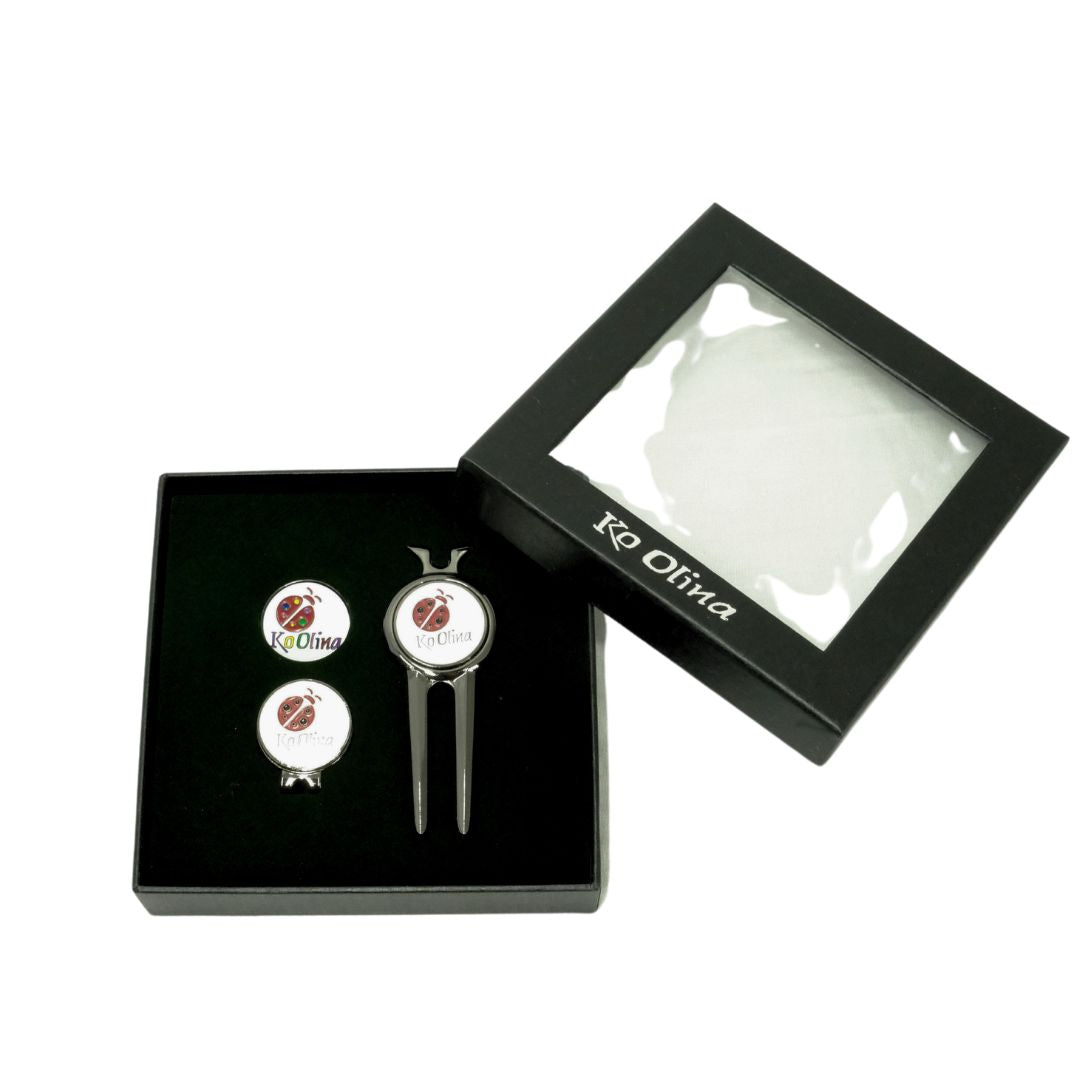 KO OLINA DIVOT TOOL / HATCLIP / BALL MARKER GIFT SET