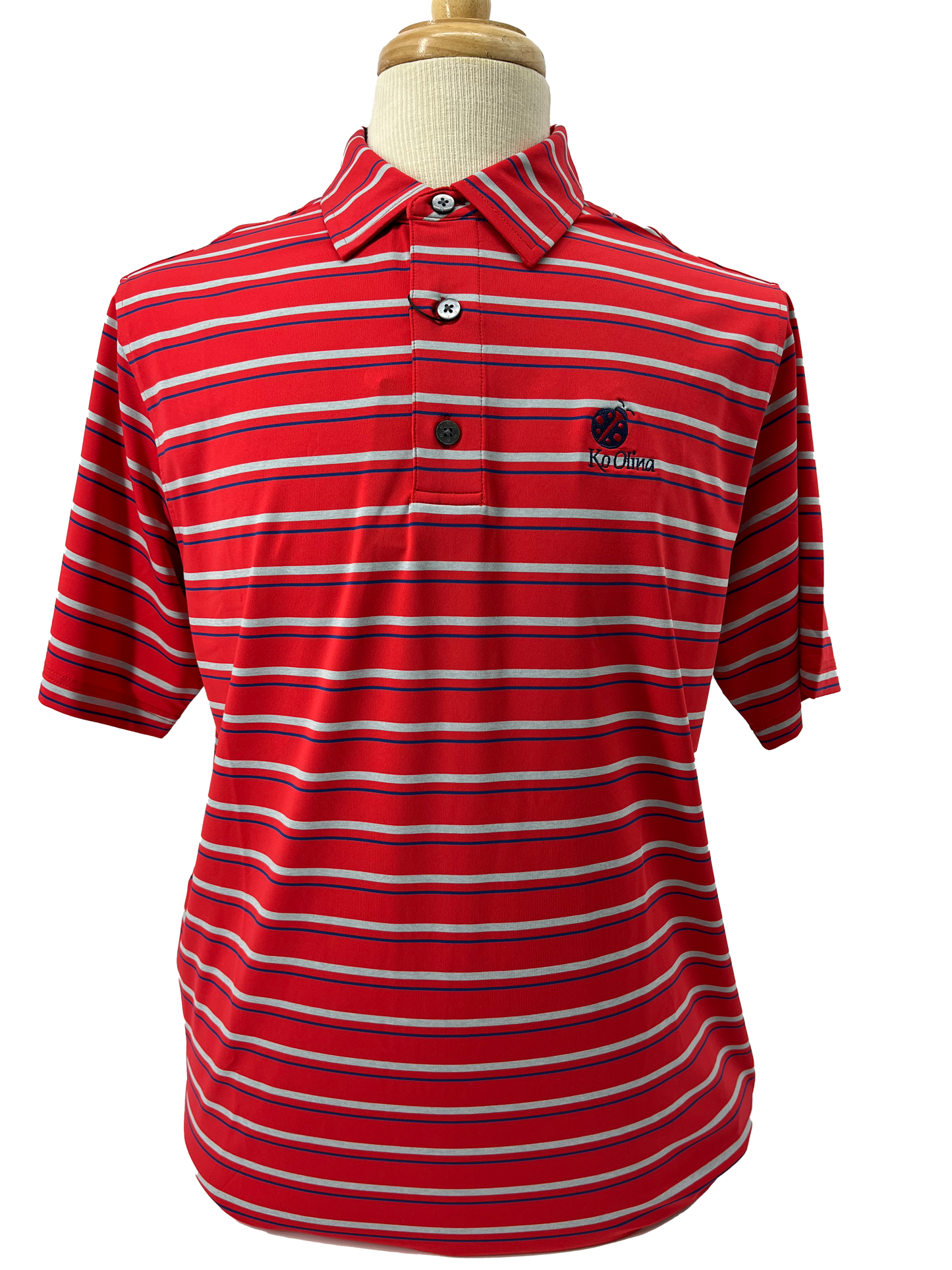 FJ Lisle Space Dyed Stripe Self Collar - SALE