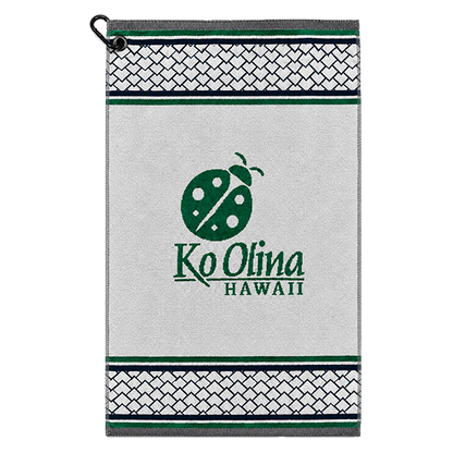 Ko Olina Lattice Edge Woven Golf Towel