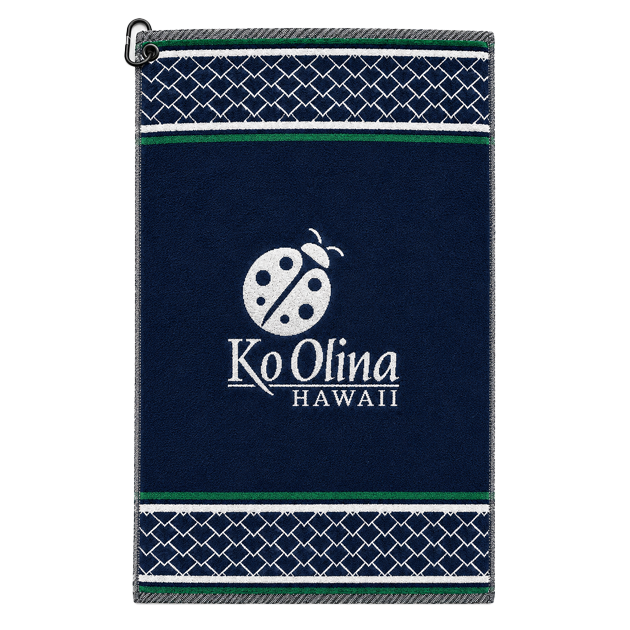 Ko Olina Lattice Edge Woven Golf Towel