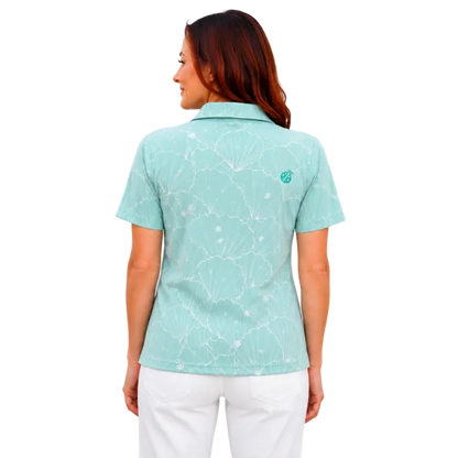 Ko Olina Custom Seashell Polo