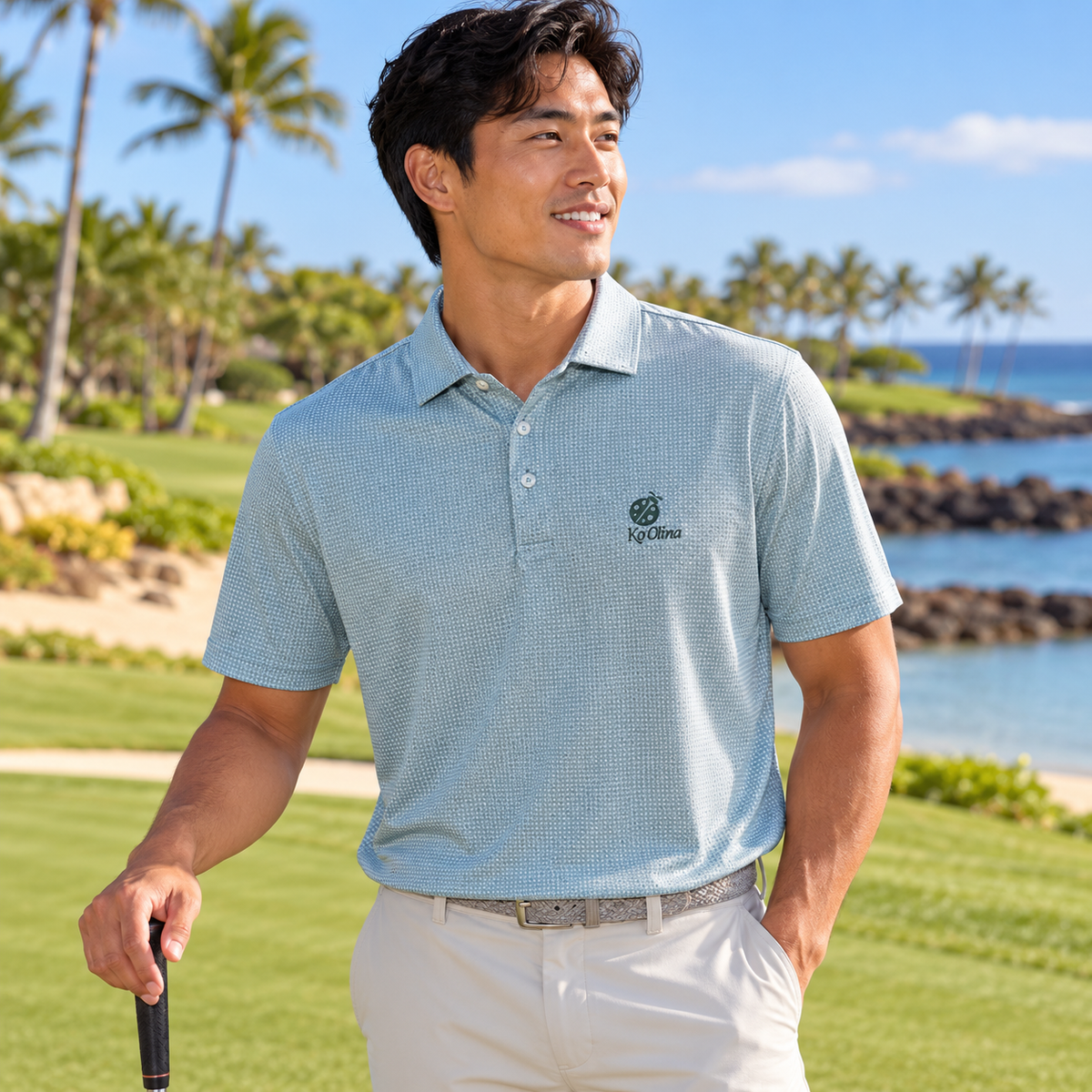 Johnnie-O Dot Neat Performance Jersey Polo