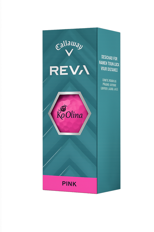 CALLAWAY REVA PINK GOLF BALL SLEEVE