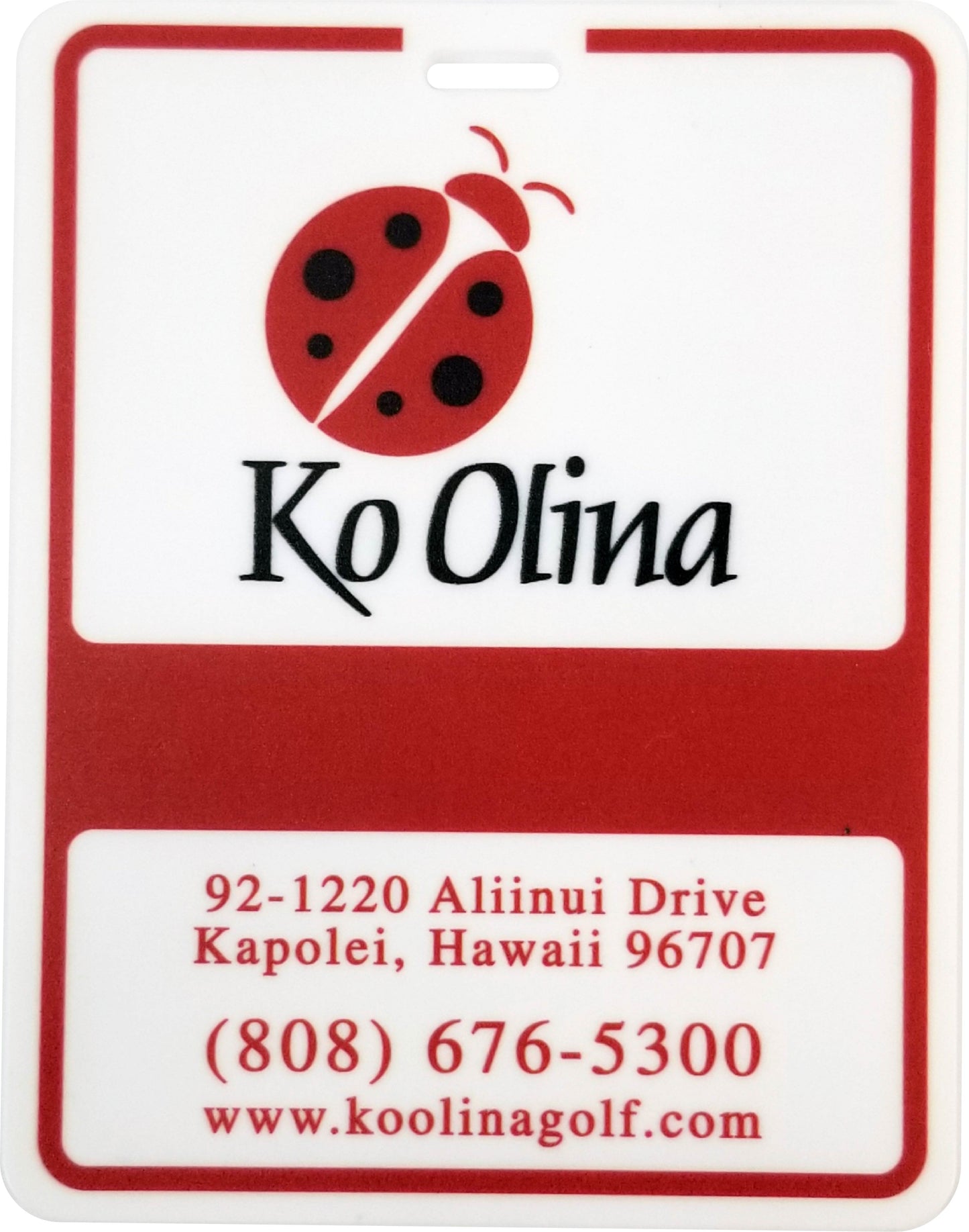 KO OLINA PERSONALIZED BAG TAG (LARGE)